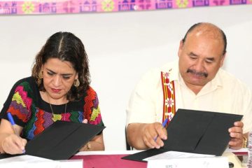 Firman convenio de colaboración IEPC y Ayuntamiento de Copainalá