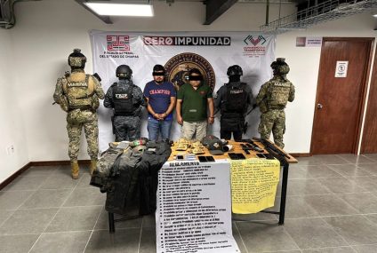 Rescatan a cinco personas privadas de la libertad y detienen a dos presuntos integrantes del Cartel de Sinaloa en Acacoyagua