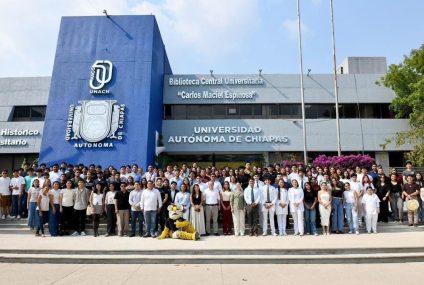 Se reúne el rector de la UNACH Oswaldo Chacón Rojas con la Red de Estudiantes Líderes Universitarios