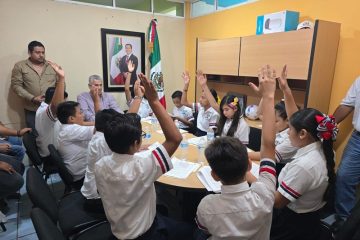 𝗜𝗻𝗳𝗮𝗻𝗰𝗶𝗮𝘀 𝗱𝗲 𝗘𝘀𝗰𝘂𝗶𝗻𝘁𝗹𝗮 𝘆 𝗛𝘂𝗲𝗵𝘂𝗲𝘁𝗮́𝗻 realizan 𝗲𝗷𝗲𝗿𝗰𝗶𝗰𝗶𝗼𝘀 𝗱𝗲 𝗖𝗮𝗯𝗶𝗹𝗱𝗼 𝗜𝗻𝗳𝗮𝗻𝘁𝗶𝗹 𝗽𝗮𝗿𝗮 𝗳𝗼𝗿𝘁𝗮𝗹𝗲𝗰𝗲𝗿 𝗰𝘂𝗹𝘁𝘂𝗿𝗮 𝗱𝗲𝗺𝗼𝗰𝗿𝗮́𝘁𝗶𝗰𝗮 𝗜𝗻𝗳𝗮𝗻𝗰𝗶𝗮𝘀 𝗱𝗲 𝗘𝘀𝗰𝘂𝗶𝗻𝘁𝗹𝗮 𝘆 𝗛𝘂𝗲𝗵𝘂𝗲𝘁𝗮́𝗻 realizan 𝗲𝗷𝗲𝗿𝗰𝗶𝗰𝗶𝗼𝘀 𝗱𝗲 𝗖𝗮𝗯𝗶𝗹𝗱𝗼 𝗜𝗻𝗳𝗮𝗻𝘁𝗶𝗹 𝗽𝗮𝗿𝗮 𝗳𝗼𝗿𝘁𝗮𝗹𝗲𝗰𝗲𝗿 𝗰𝘂𝗹𝘁𝘂𝗿𝗮 𝗱𝗲𝗺𝗼𝗰𝗿𝗮́𝘁𝗶𝗰𝗮