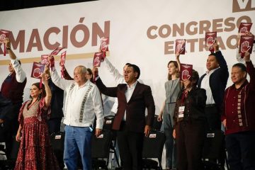 Eduardo Ramírez refrenda compromiso con la unidad en el Congreso Nacional de Morena