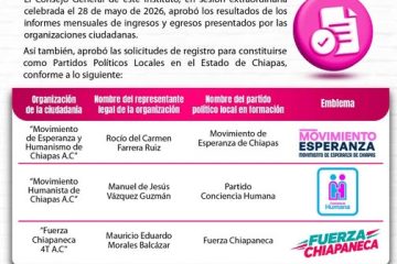 El IEPC aprobó la creación de tres nuevos partidos políticos, mismos que podrán contender en los comicios del 2027. El IEPC aprobó la creación de tres nuevos partidos políticos, mismos que podrán contender en los comicios del 2027.