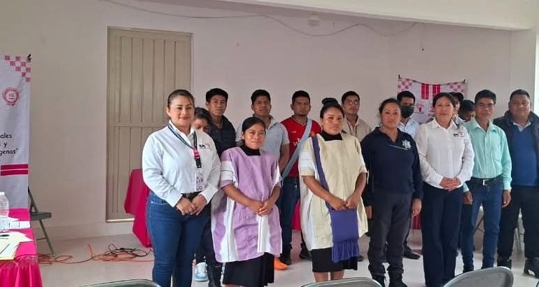 IEPC realiza taller sobre derechos políticos en el municipio de San Juan Cancuc