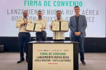 Lanzan nueva ruta aérea internacional Houston-Tuxtla Gutiérrez