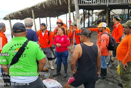 Alerta por Lluvias intensas y mar de fondo en la Costa y Soconusco de Chiapas