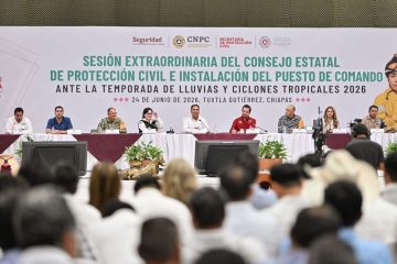 Con el respaldo de la Federación, Chiapas fortalece su estrategia preventiva ante la Temporada de Lluvias y Ciclones Tropicales 2026