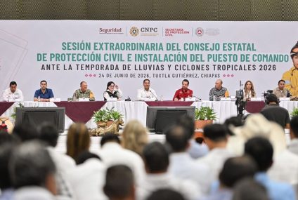 Con el respaldo de la Federación, Chiapas fortalece su estrategia preventiva ante la Temporada de Lluvias y Ciclones Tropicales 2026