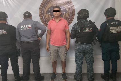 Detienen a presunto responsable de feminicidio en Tonalá