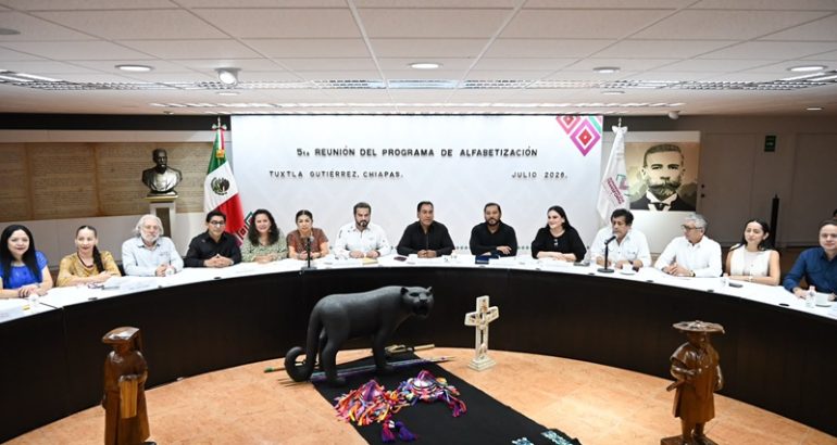 Eduardo Ramírez encabeza quinta reunión del Gabinete de Educación y refrenda meta de alfabetización