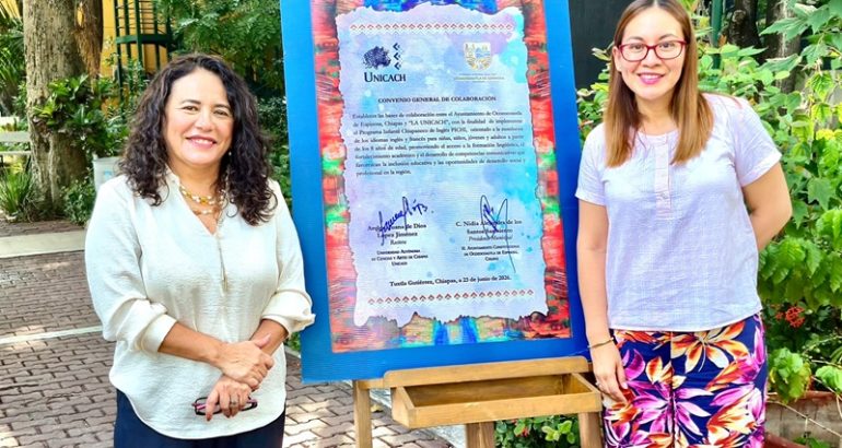 Invita UNICACH a jóvenes de Ocozocoautla a inscribirse a cursos de inglés que se impartirán en su localidad a través del PICHI
