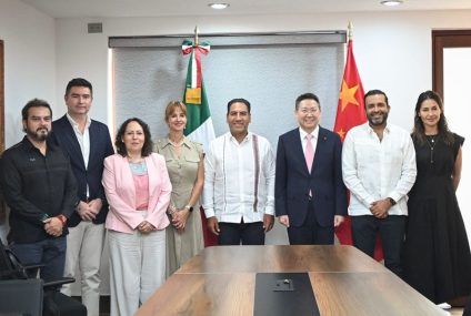 Eduardo Ramírez se reúne con el embajador Extraordinario y Plenipotenciario de China en México, Chen Daojiang