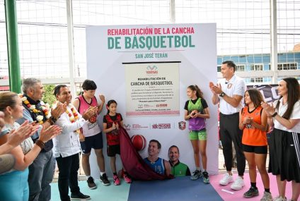 Junto a Eduardo Nájera, Eduardo Ramírez impulsa el deporte y la recuperación de espacios para la niñez y la juventud
