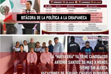 Bitácora de la “política a la chiapaneca” *La Nueva ERA se impone: listos los nombres de los aspirantes a alcaldes y diputaciones Bitácora de la “política a la chiapaneca” *La Nueva ERA se impone: listos los nombres de los aspirantes a alcaldes y diputaciones