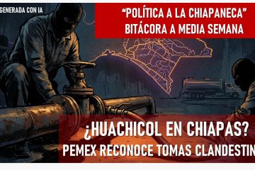 La “política a la chiapaneca”, bitácora de media semana ** Pemex reconoce tomas clandestinas en el estado