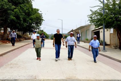 Intensa visita de seguimiento a obras de Calles Felices realizó Angel Torres este fin de semana en Tuxtla