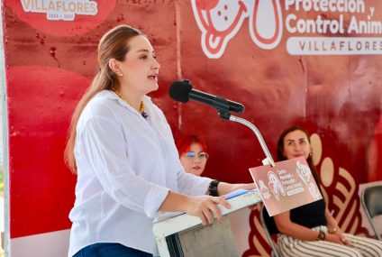 Valeria Rosales inaugura Centro Municipal de Protección y Control Animal Villaflores.
