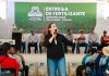 Valeria Rosales encabeza entrega de 12 mil bolsas de fertilizante a hombres del campo