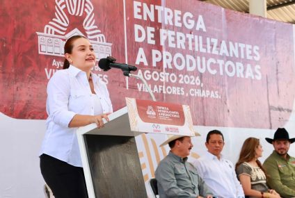 Villaflores fortalece el apoyo al campo con fertilizante para 3 mil mujeres productoras