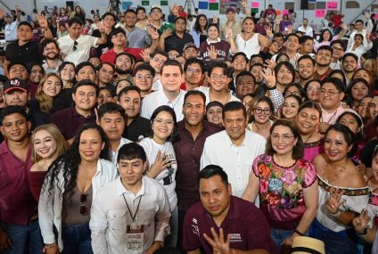 Eduardo Ramírez participa en clausura del 4º Campamento Nacional de Formación Política para Jóvenes de Morena