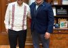 Se reúne Juan Carlos Moreno Guillén con el ministro presidente de la SCJN