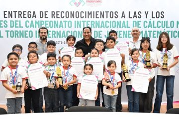 Eduardo Ramírez felicita a estudiantes de Chiapas por sus logros en torneos internacionales de matemáticas Eduardo Ramírez felicita a estudiantes de Chiapas por sus logros en torneos internacionales de matemáticas