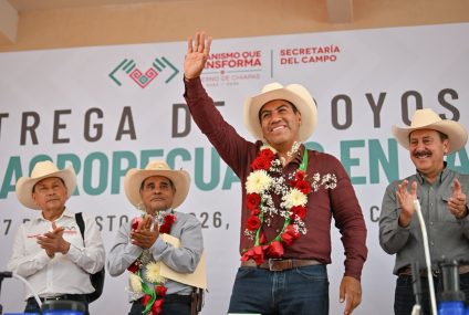 Eduardo Ramírez lleva obras de infraestructura y apoyos productivos a Ixtacomitán, Ixhuatán y Tapalapa