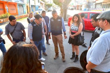 Junto a vecinas y vecinos, Angel Torres inicia obra que resolverá socavón y problemas de drenaje en Barrio Colón Junto a vecinas y vecinos, Angel Torres inicia obra que resolverá socavón y problemas de drenaje en Barrio Colón