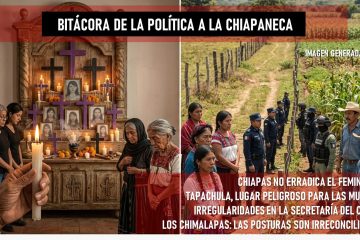 Bitácora de la “política a la chiapaneca” * Chiapas; tercer lugar nacional en feminicidios *Tapachula en el Top Ten de ese cáncer social
