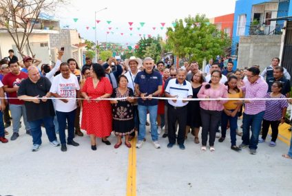 Calles Felices continúa beneficiando a más familias; inaugura Angel Torres una calle en Real del Bosque