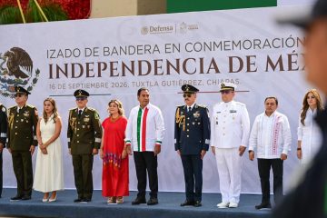 Chiapas conmemora con orgullo los 216 años del inicio de la Independencia de México Chiapas conmemora con orgullo los 216 años del inicio de la Independencia de México