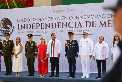 Chiapas conmemora con orgullo los 216 años del inicio de la Independencia de México