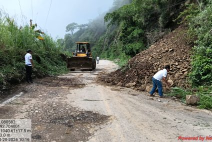 🚧🚜 Trabajos de liberación y retiro de material pétreo en la Región De Los Bosques