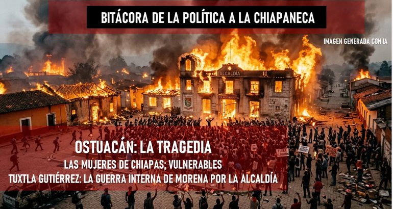 Bitácora de la “política a la chiapaneca” * Las mujeres de Chiapas, lejos de la protección institucional Bitácora de la “política a la chiapaneca” * Las mujeres de Chiapas, lejos de la protección institucional