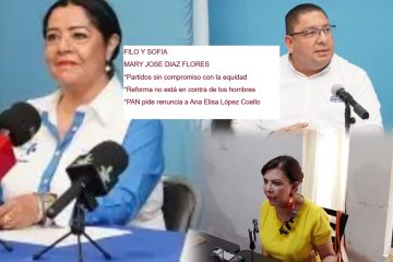 Filo y Sofía *Partidos sin compromiso con la equidad *Reforma no está en contra de los hombres Filo y Sofía *Partidos sin compromiso con la equidad *Reforma no está en contra de los hombres