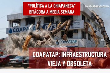 La “política a la chiapaneca”, bitácora de media semana *COAPATAP se cae  *La infraestructura de abastecimiento de agua en Tapachula es obsoleta