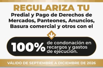 Tuxtla ofrece 100% de condonación en recargos para regularizar adeudos municipales Tuxtla ofrece 100% de condonación en recargos para regularizar adeudos municipales