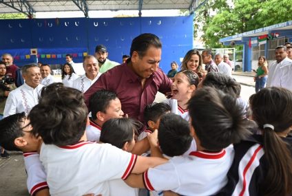 Destaca Eduardo Ramírez inversión de más de 318 mdp para el mejoramiento de escuelas en Tuxtla Gutiérrez