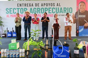 Eduardo Ramírez inaugura Centro LIBRE y entrega espacios educativos y apoyos agropecuarios en Totolapa