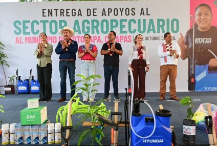 Eduardo Ramírez inaugura Centro LIBRE y entrega espacios educativos y apoyos agropecuarios en Totolapa