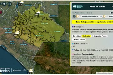 Se pronostican Lluvias torrenciales en Chiapas, tome sus precauciones Se pronostican Lluvias torrenciales en Chiapas, tome sus precauciones