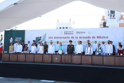 Claudia Sheinbaum encabeza en el Puerto de Veracruz el 205 Aniversario de la Armada de México y a 202 años de la Constitución de 1824
